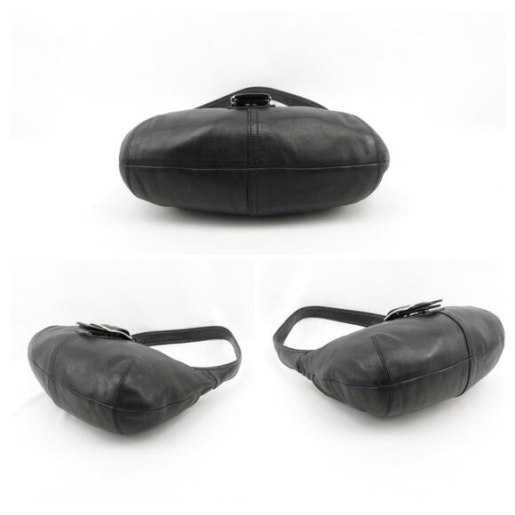 Coach Black Leather Hobo Bag - Picture 7 of 9